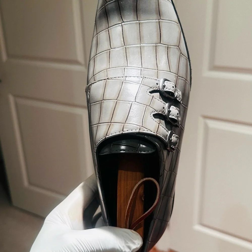 3 Monk Strap Dress Oxfords.